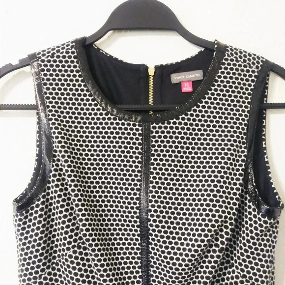 Vince Camuto Polka Dot Sleeveless Top XS - Picture 2 of 5